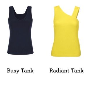 HTF XS rare RADIANT TANK Citron Yellow